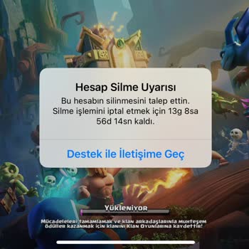 Hesap Silme Sonrası Oyuna Erişim Sorunu