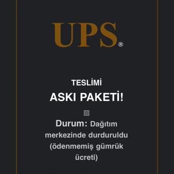 UPS Adına Gelen Şüpheli E-postalar: Kişisel Bilgilerim Tehlikede!
