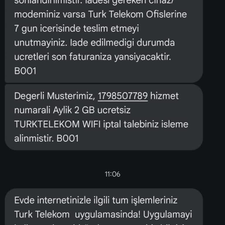 Altyapı Sorunu Nedeniyle Haksız Abonelik İptali