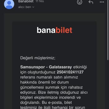 Deplasman Biletinde Yaşanan Mağduriyet