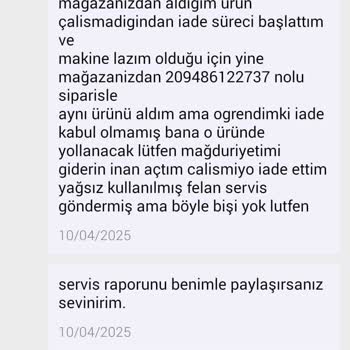 Çalışmayan Overlok Makinesi Ve İade Kabusu