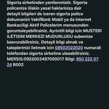 İzinsiz Poliçe Yenileme Ve Para Kesintisi