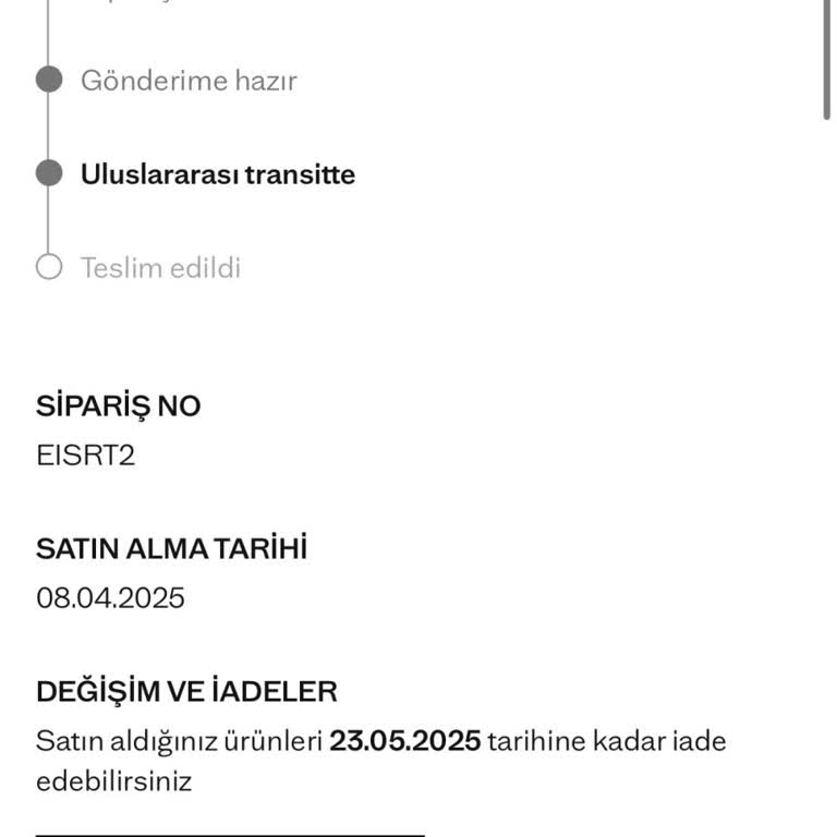 Uluslararası Teslimat Bilgilendirme Eksikliği