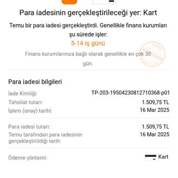 Temu Şirketinin İade Sürecindeki Gecikmeleri Ve Müşteri Mağduriyeti