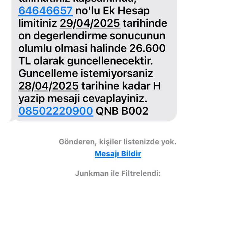 Zorunlu Limit Artışı Şoku: İstemediğim Hesap Hareketleri