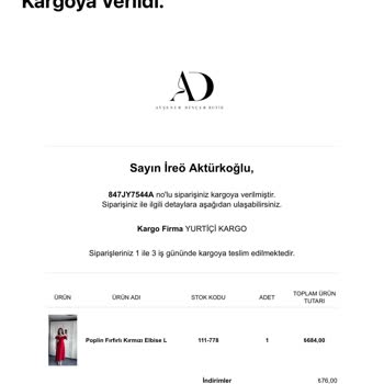 Kargoya Verilmeyen Sipariş Ve İptal Sorunu