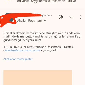 Rossmann'da İade Sorunu Ve İlgisizlik