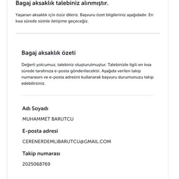 Türk Hava Yolları'nda Hasarlı Bagaj Ve İlgisizlik