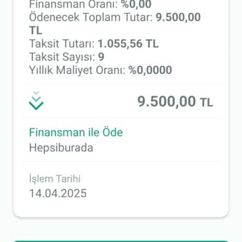 Hepsiburada'nın Sıfır Faizle Aldığım Krediyi İptal Etmesi