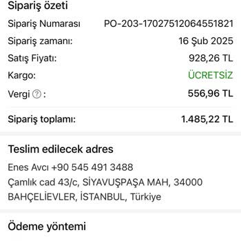 Fatura Talebine Cevapsız Kalındı