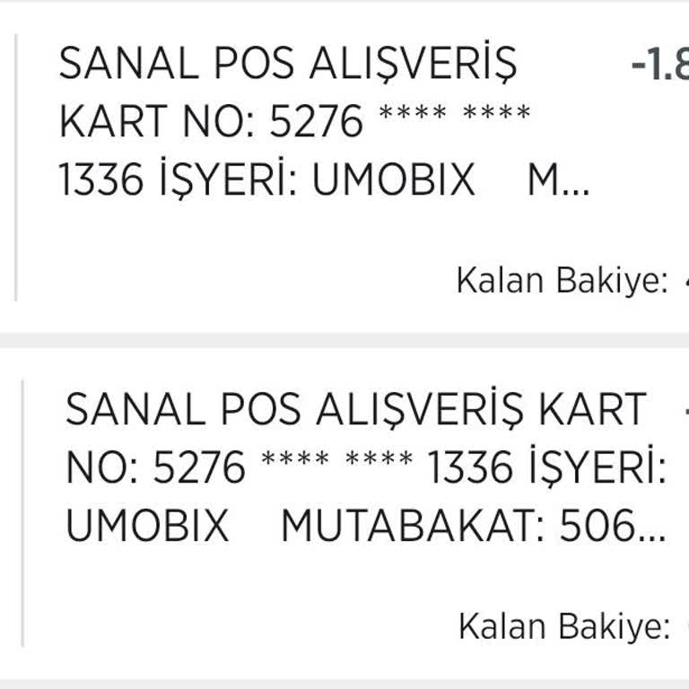 Umobix Hesabımdan İzinsiz Para Çekimi