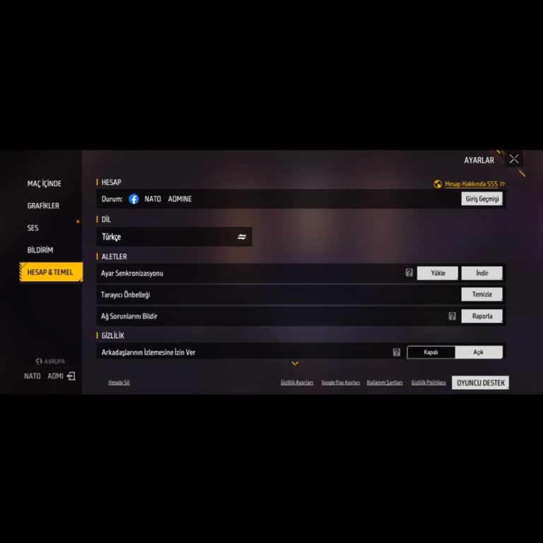 Garena Free Fire Hesabım Çalındı: Yardım Bekliyorum