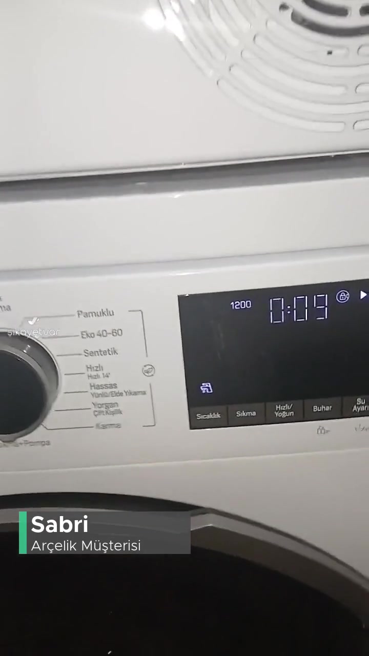 Arçelik Çamaşır Makinesi Sıkma Sorunu! videonun kapak resmi