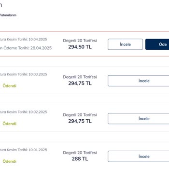 Mobil Hatlarda İstenmeyen Faturalandırma Sorunu