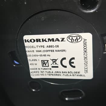 Korkmaz Mutfak Eşyaları Türk Kahvesi Makinesi Sorunu!