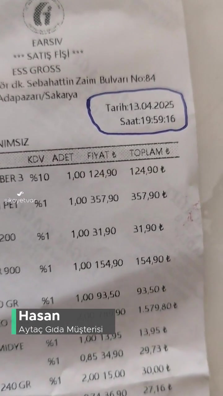 Aytaç Sucuk Paket Açınca Küflü Çıktı videonun kapak resmi