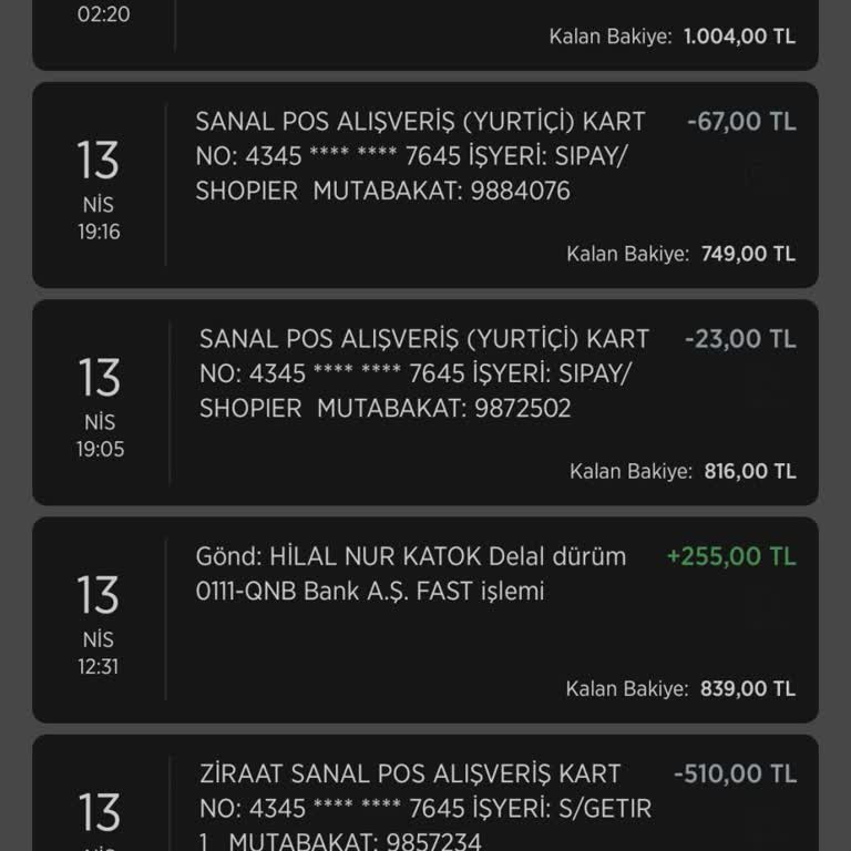 Hesaptan İzinsiz Para Çekimi Endişesi