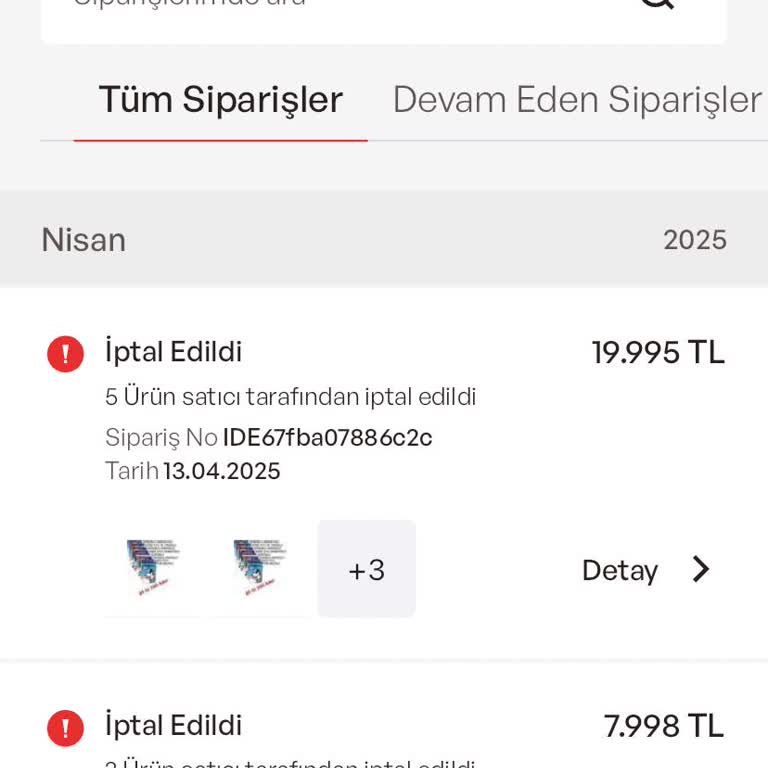 İptal Edilen Siparişler Ve Zam Şoku