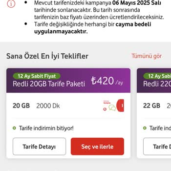 Vodafone Fiyat Artışındaki Adaletsizlik Ve Hayal Kırıklığı!