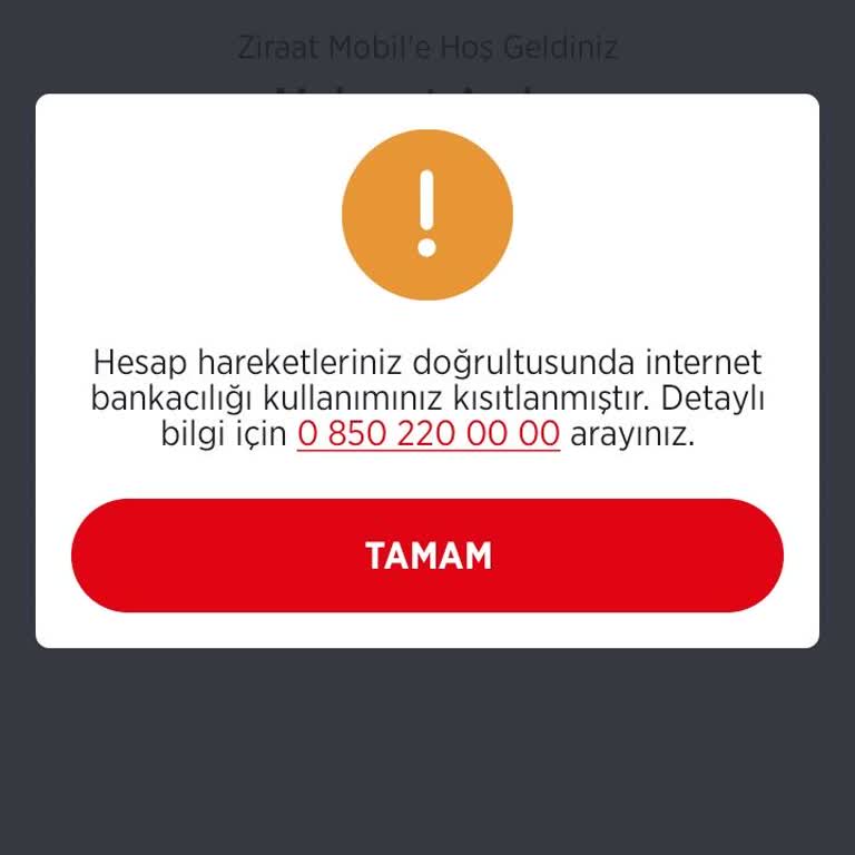 Ziraat Bankası İnternet Bankacılığı Giriş Sorunu