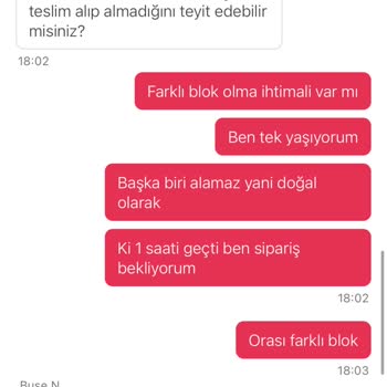 Yanlış Blokta Teslim Edilen Sipariş Ve Yetersiz Çözüm