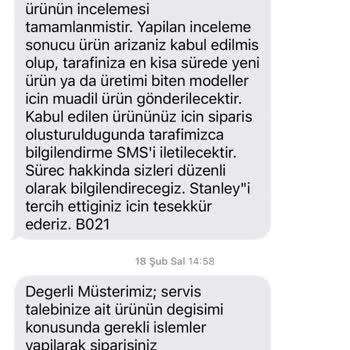 Garanti Servisi Ve Ürün Değişimi Sorunu