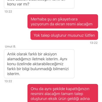 Eksik Ürünler Ve Canlı Destek Sorunu