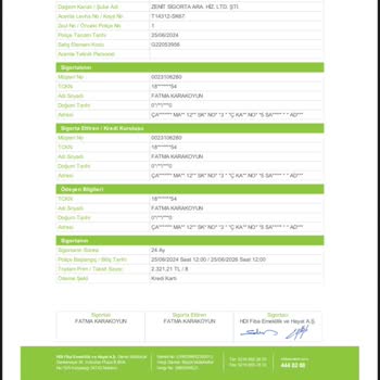 Sigorta Poliçesi Ve Ödenmeyen Teminat Sorunu