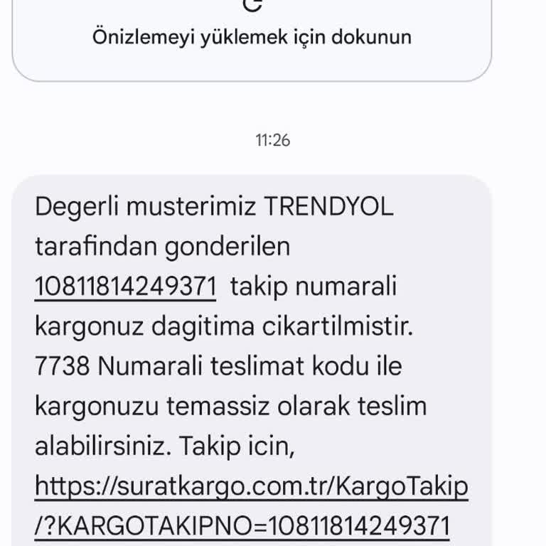 Sürat Kargo'nun Sorumsuzluğu Ve Teslimat Sorunu
