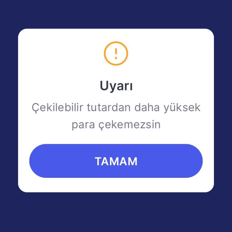 Nakit Bakiyemi Çekemiyorum, Yardım Edin