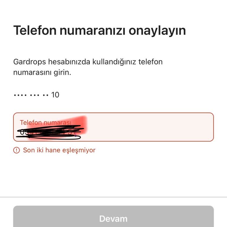 Hesap Giriş Sorunu: Eski Numaraya Gönderilen Onay Kodu