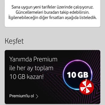 Vodafone Paket Değişikliği Engeliyle Mağduriyet