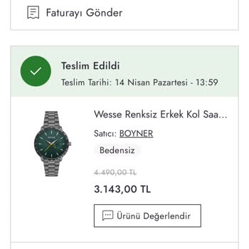 Boyner'den Yanlış Ve Kalitesiz Ürün Gönderimi
