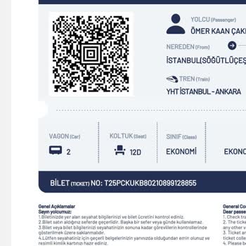 Çifte Bilet Çilesi: YHT'den Paramı Geri İstiyorum!