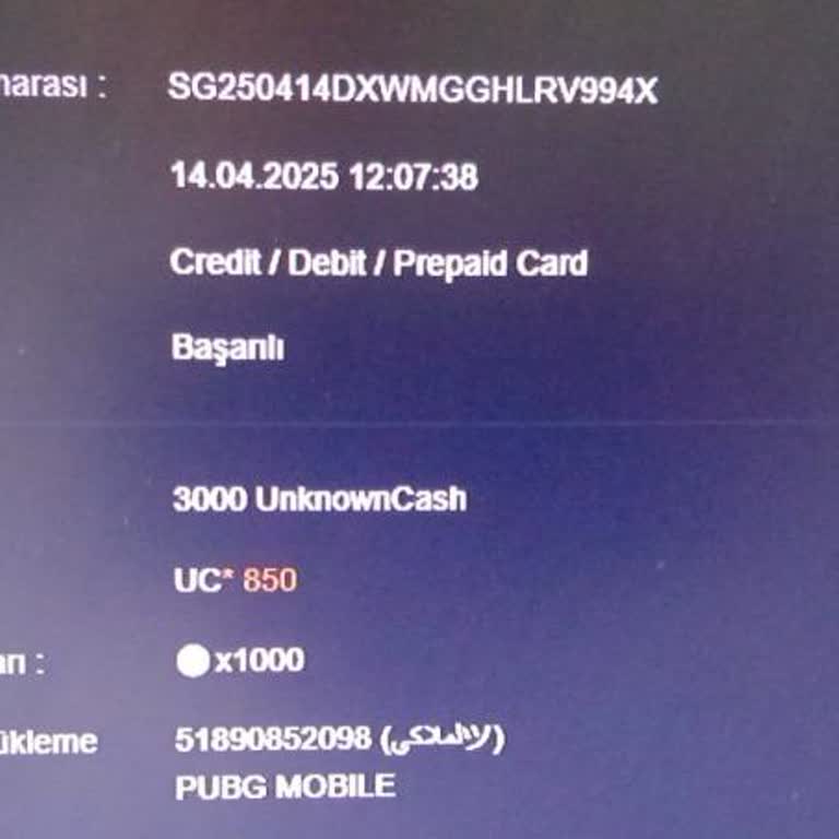 Eksik PUBG Mobile UC Alımı Sorunu