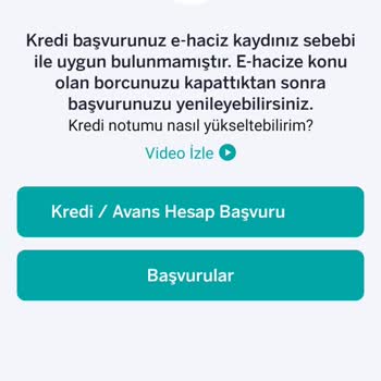 Yanlış E-Haciz Bilgisi Nedeniyle Kredi Mağduriyeti