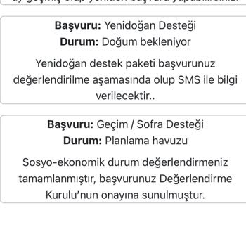 İstanbul Büyükşehir Belediyesi Yeni Doğan Destek Paketi Mağduriyeti