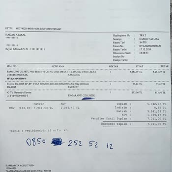 Samsung 58TU7000 Modelinde Kronik Panel Sorunu