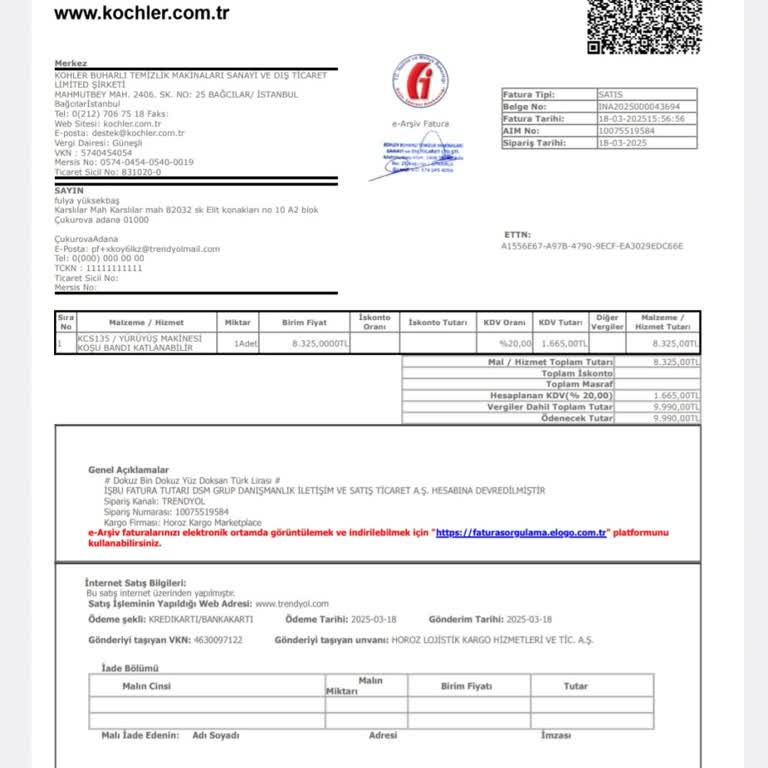 Koşu Bandı Arızası Ve Müşteri Hizmetleri Sorunu