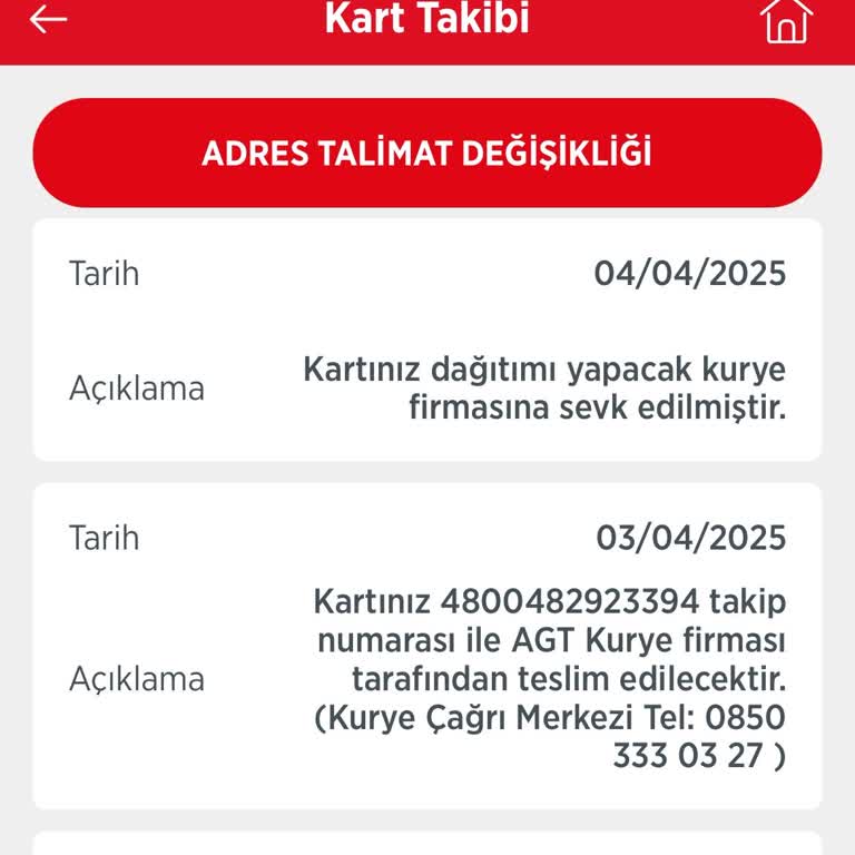 11 Gündür Teslim Edilmeyen Kart Ve Ulaşılamayan AGT Kurye