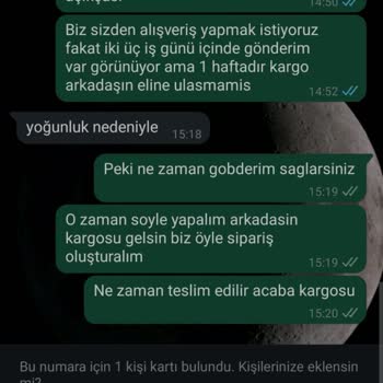 Kargom Gelmedi, Param İade Edilmedi: Müşteri Hizmetleri Sessiz