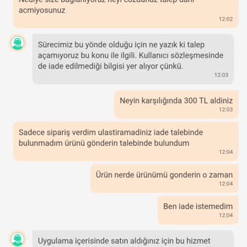 Kayıp Ürün Ve Haksız Hizmet Bedeli Kesintisi
