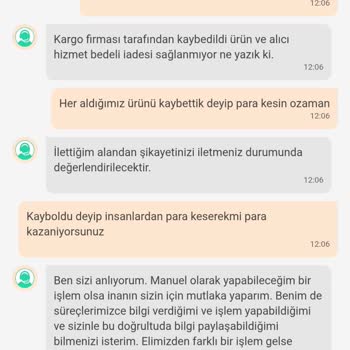 Kayıp Ürün Ve Haksız Hizmet Bedeli Kesintisi