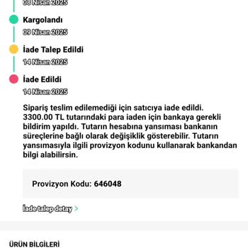 Kayıp Ürün Ve Haksız Hizmet Bedeli Kesintisi