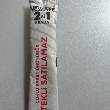 Nescafe Paketlerinde Tuzlu Tat Sorunu