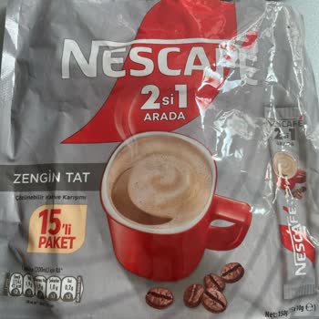 Nescafe Paketlerinde Tuzlu Tat Sorunu