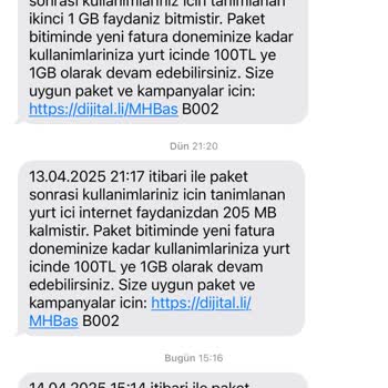 Turkcell'in Hatalı İnternet Kullanım Ücretlendirmesi