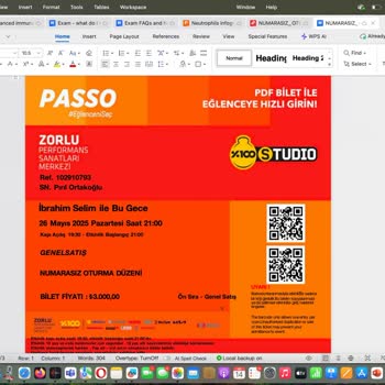 Bilet İptali İçin Acil Yardım Bekliyorum