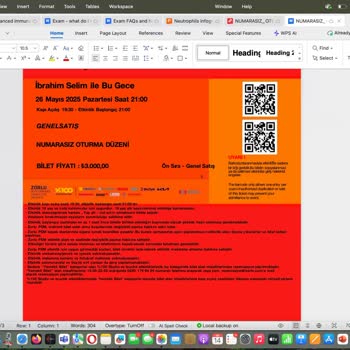 Bilet İptali İçin Acil Yardım Bekliyorum