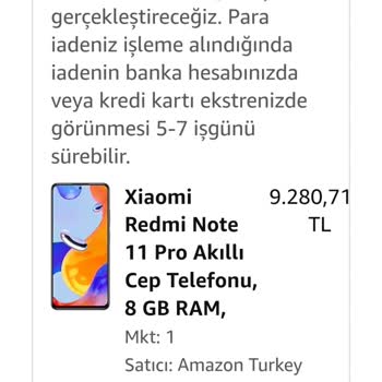 Amazon Türkiye'de İade Sürecinde Yaşanan Kart Sorunu Ve Müşteri Hizmetleri İletişimsizliği
